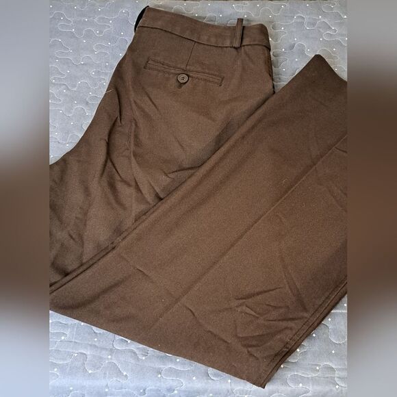 Worthington Modern Fit brown dress pants size 10 petite - Picture 1 of 5